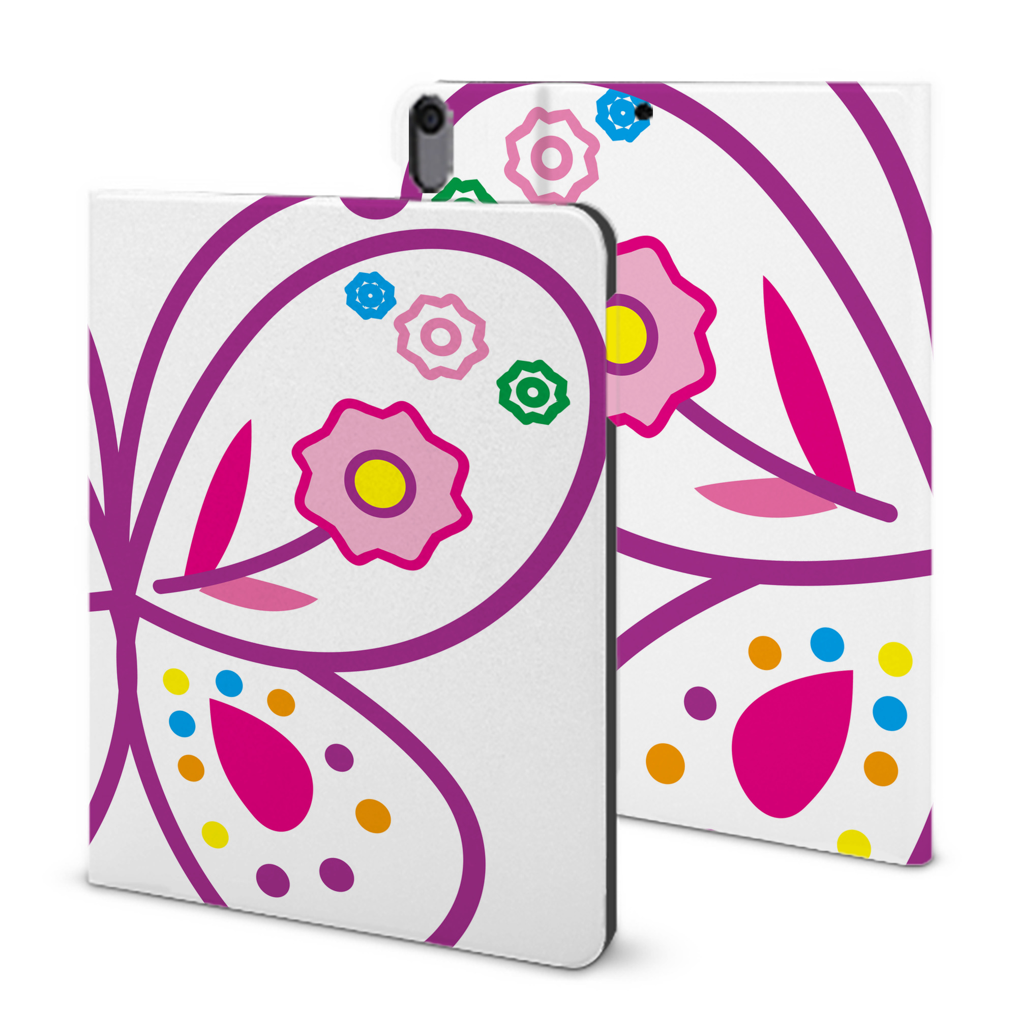 （画像用） Hello Kitty ハローキティ IPad ケース ブック型 PUレザー TPU 耐衝撃 軽量 薄型 ペン収納なし 全面保護 IPad 各モデル対応